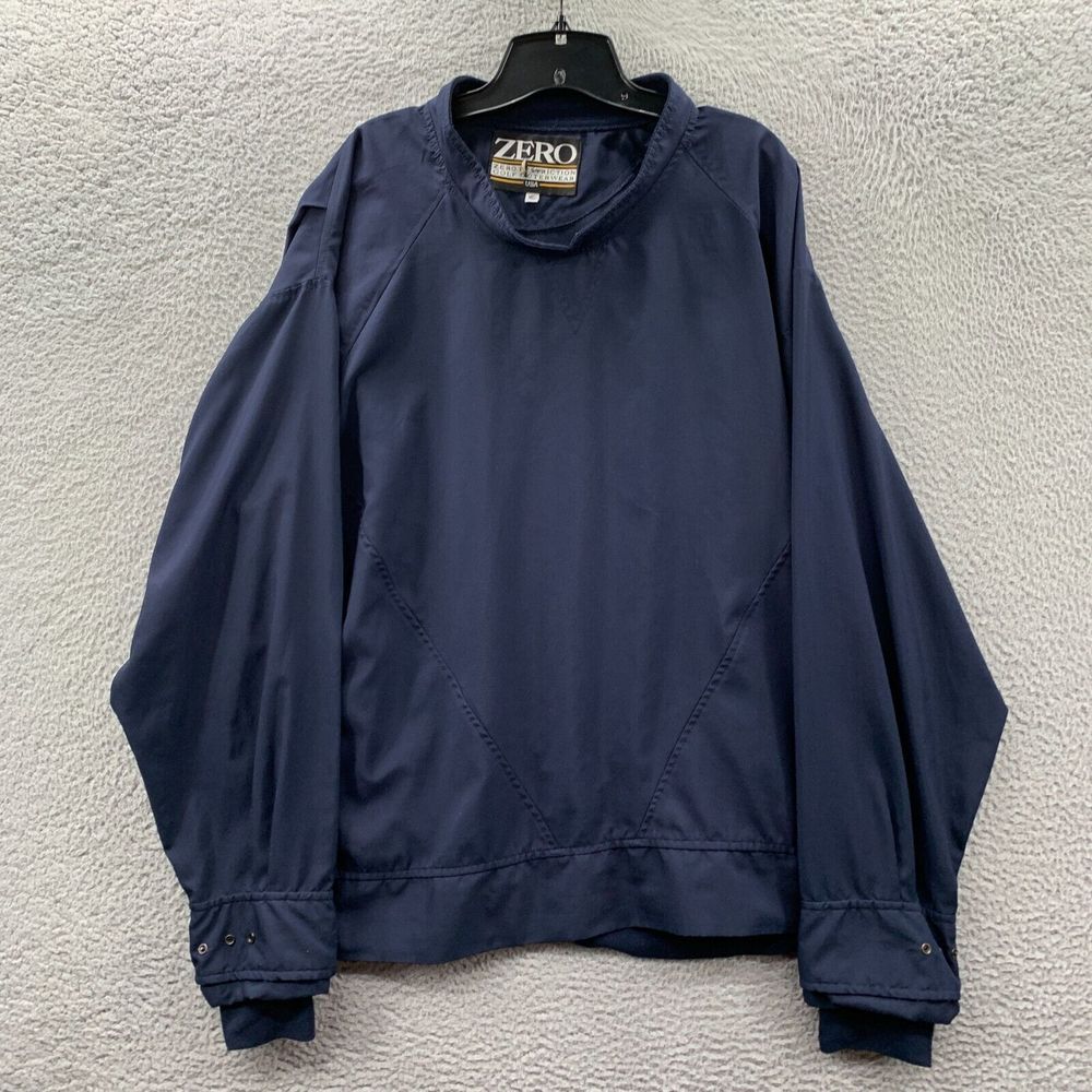 ZERO RESTRICTION Jacket Mens XL Pullover Blue Golf*